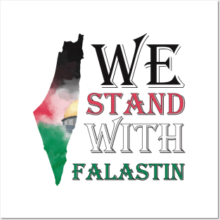 We Stand With Palestine Posters and Art